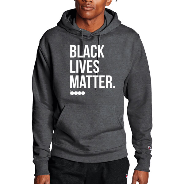 bbpa BLM Unisex Champion Brand Hoodie (Text) Thumbnail